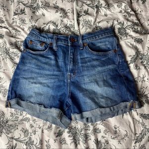 Madewell High Rise Denim Shorts
